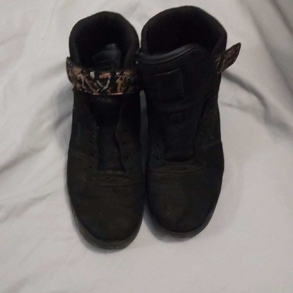 Fila Black Sneakers with Brown Camouflage Strap